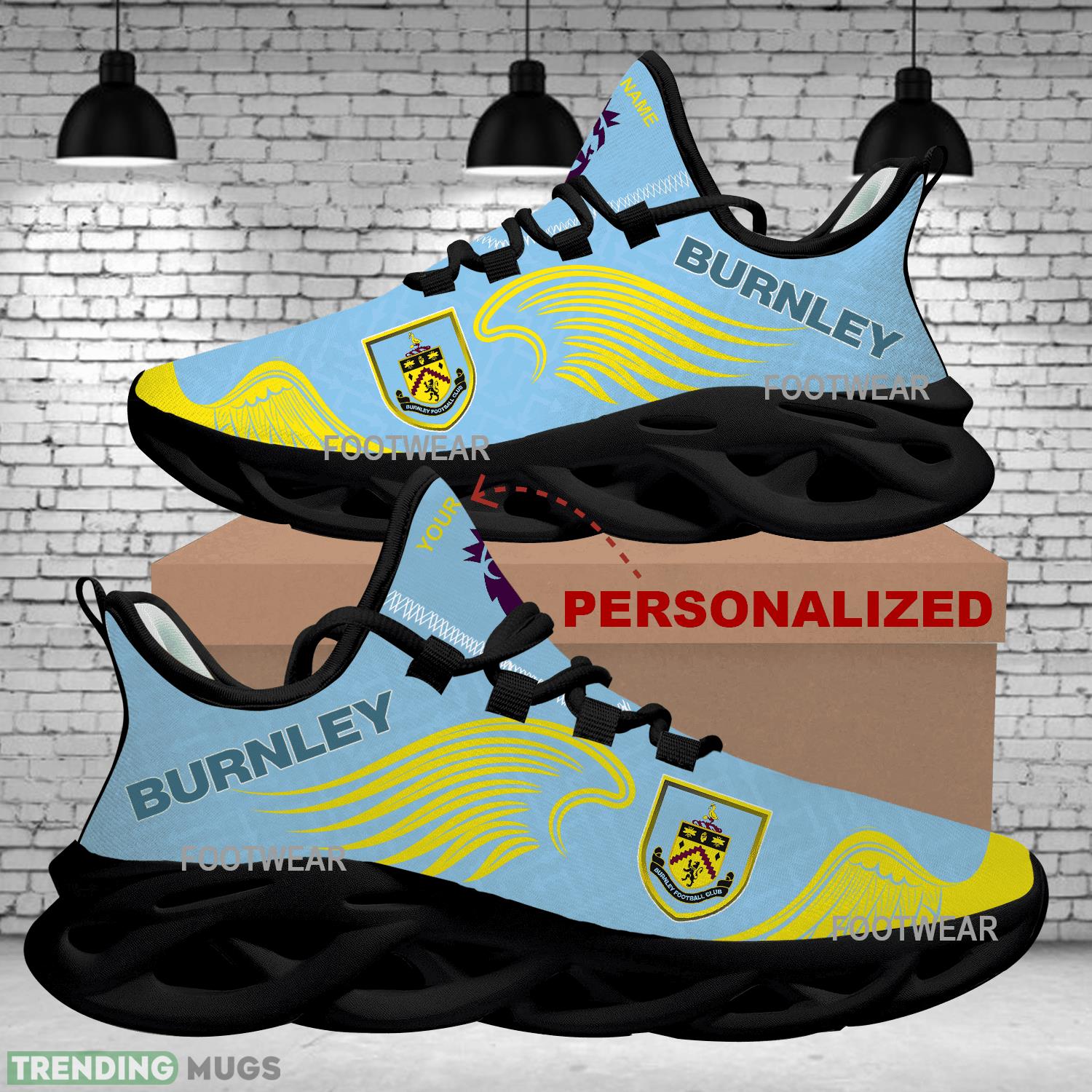 Personalized Burnley New Wings Arrow Pattern Max Soul Shoes Running Sneaker Edgy Max Soul Personalized Burnley New Wings Arrow Pattern Max Soul Shoes Running Sneaker Edgy Max Soul