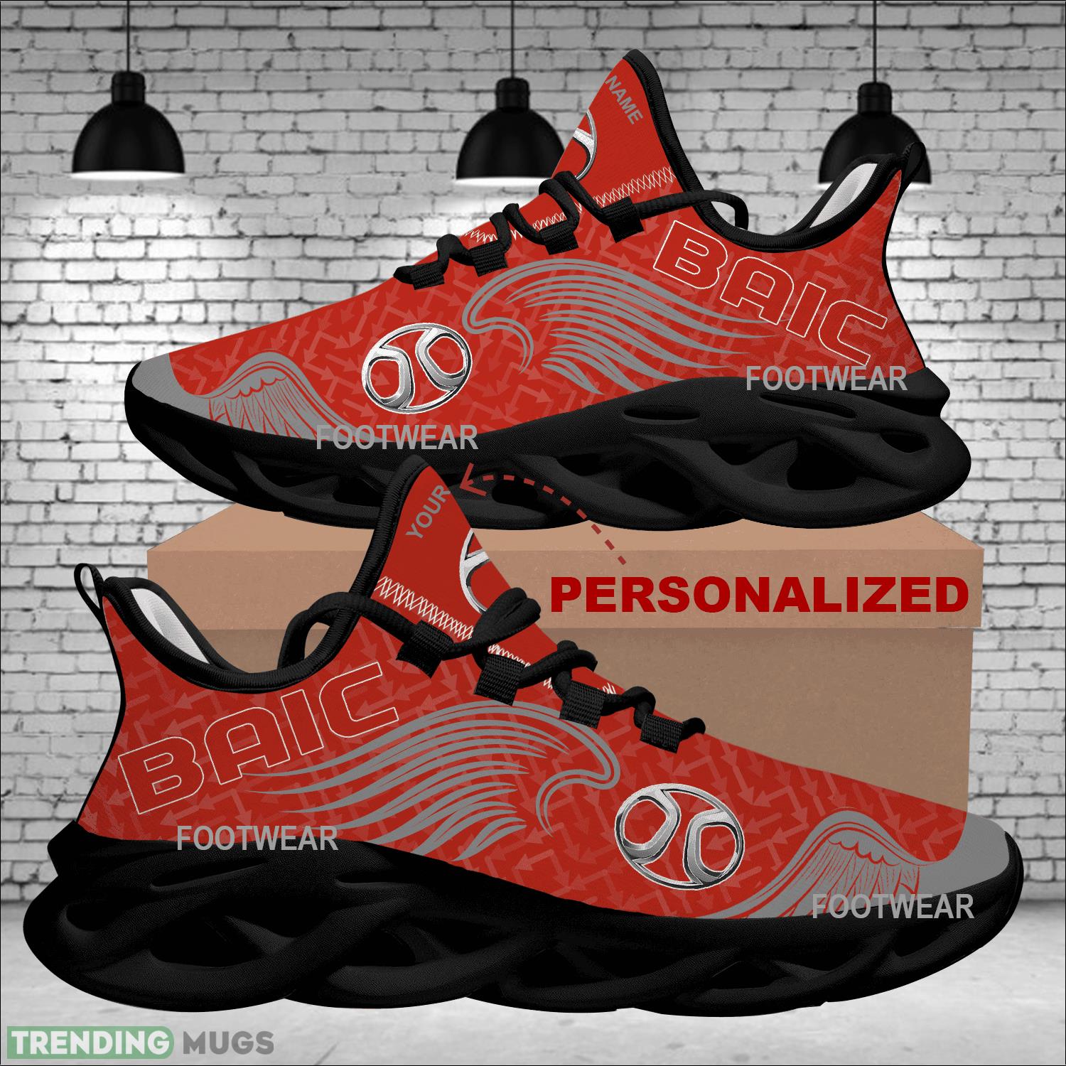 Personalized Car Racing BAIC New Wings Arrow Sports Shoes Gift Fans Max Soul Sneakers Max Soul Personalized Car Racing BAIC New Wings Arrow Sports Shoes Gift Fans Max Soul Sneakers Max Soul