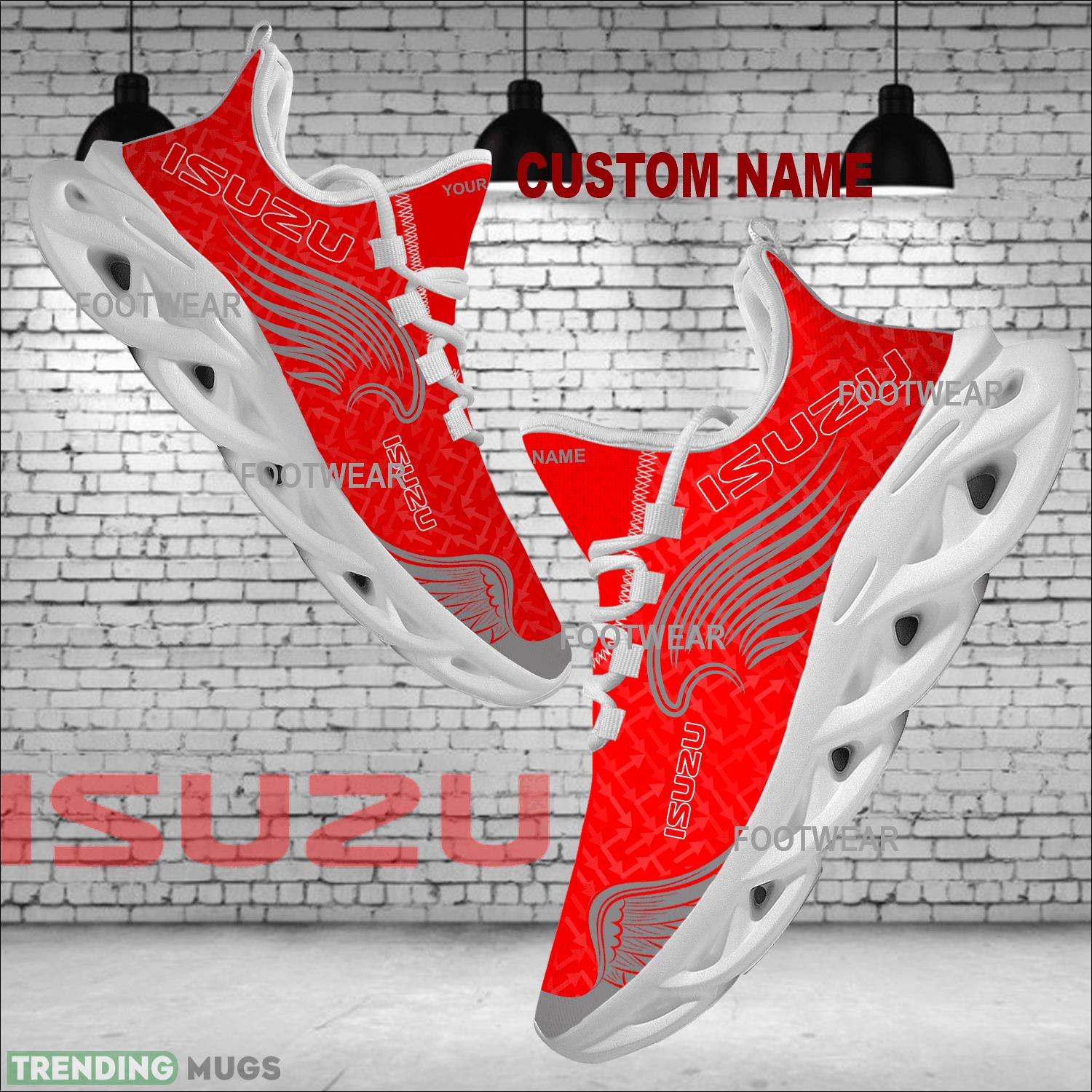 Personalized Car Racing Isuzu New Wings Arrow Sports Shoes Gift Fans Max Soul Sneakers - Car Racing Isuzu New Wings Pattern Arrow Max Soul Shoes Personalized Photo 1