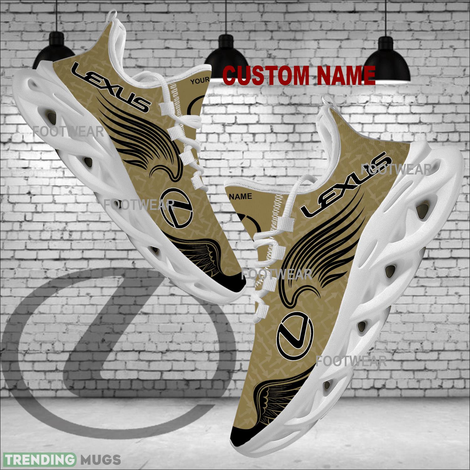 Personalized Car Racing Lexus New Wings Arrow Sports Shoes Gift Fans Max Soul Sneakers - Car Racing Lexus New Wings Pattern Arrow Max Soul Shoes Personalized Photo 1