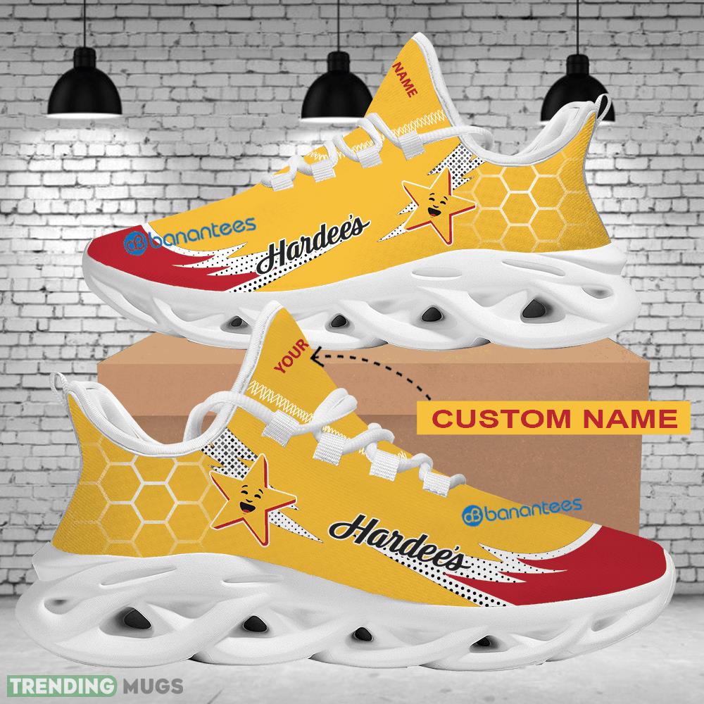 Personalized HARDEE'S Brand Logo Max Soul Shoes Men Women Gift Running Sneaker Embrace Max Soul Personalized HARDEE'S Brand Logo Max Soul Shoes Men Women Gift Running Sneaker Embrace Max Soul