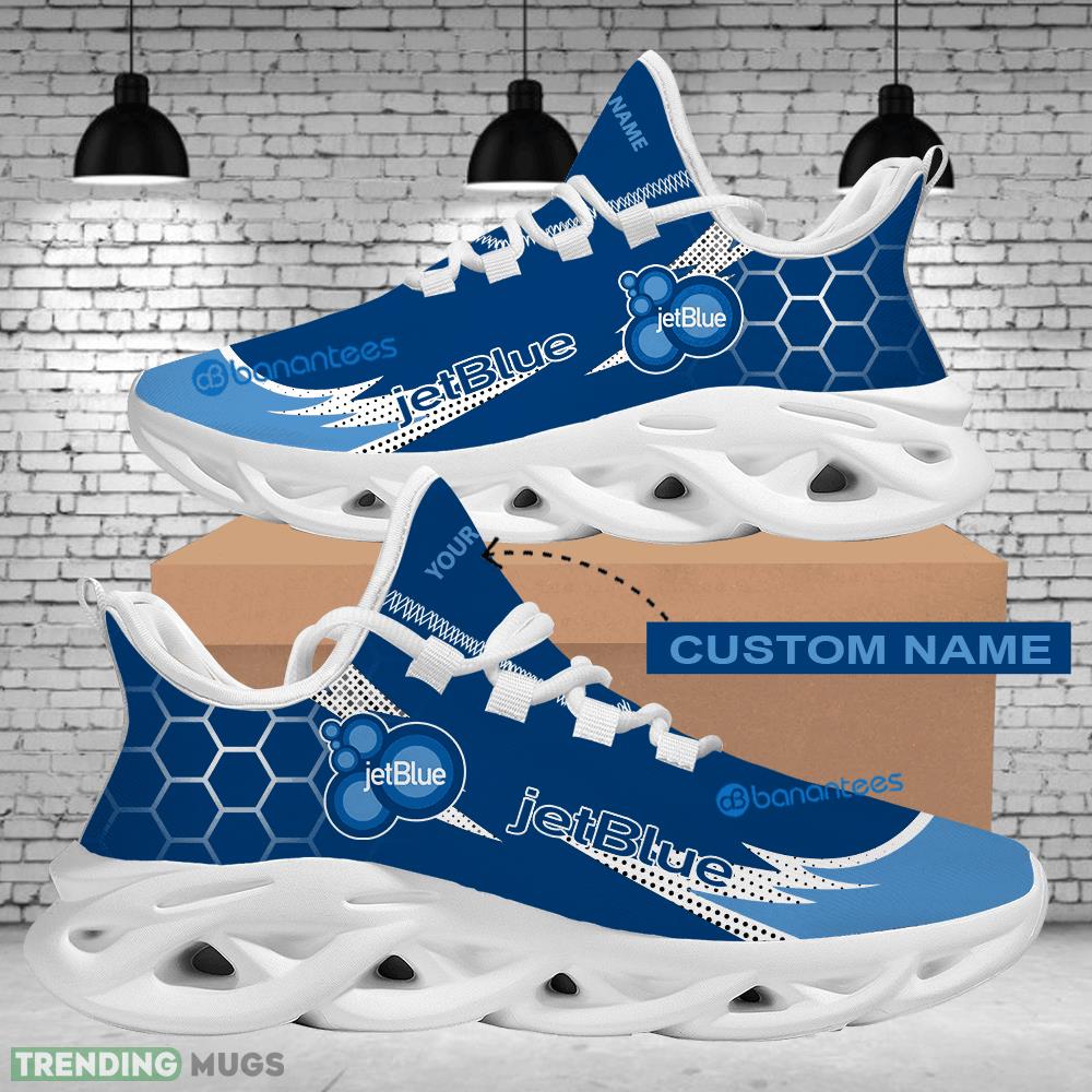 Personalized Jetblue Brand Logo Max Soul Shoes Men Women Gift Sport Sneaker Identity Max Soul Personalized Jetblue Brand Logo Max Soul Shoes Men Women Gift Sport Sneaker Identity Max Soul