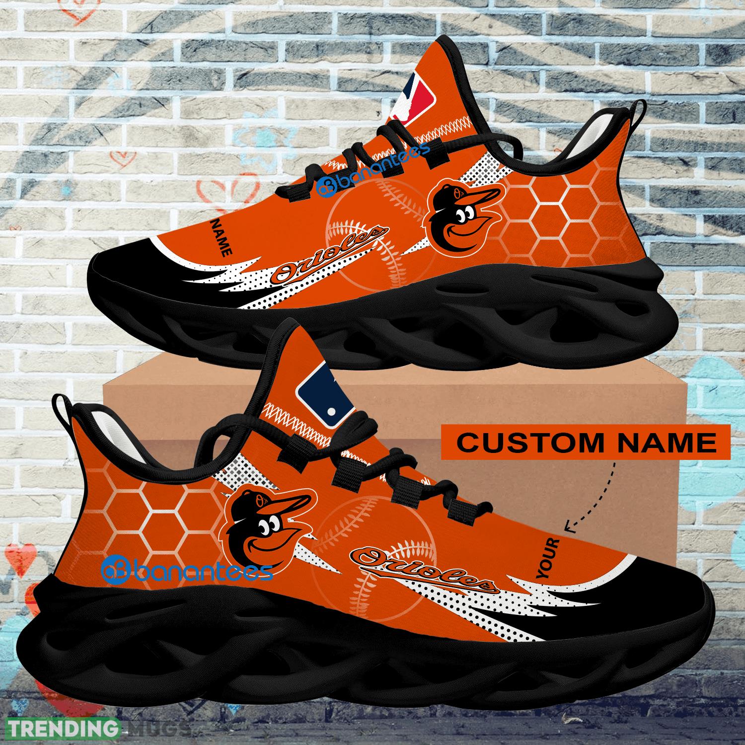 Personalized MLB Baltimore Orioles Hexagonal Pattern Max Soul Shoes New Gift Sports Sneakers Max Soul Personalized MLB Baltimore Orioles Hexagonal Pattern Max Soul Shoes New Gift Sports Sneakers Max Soul