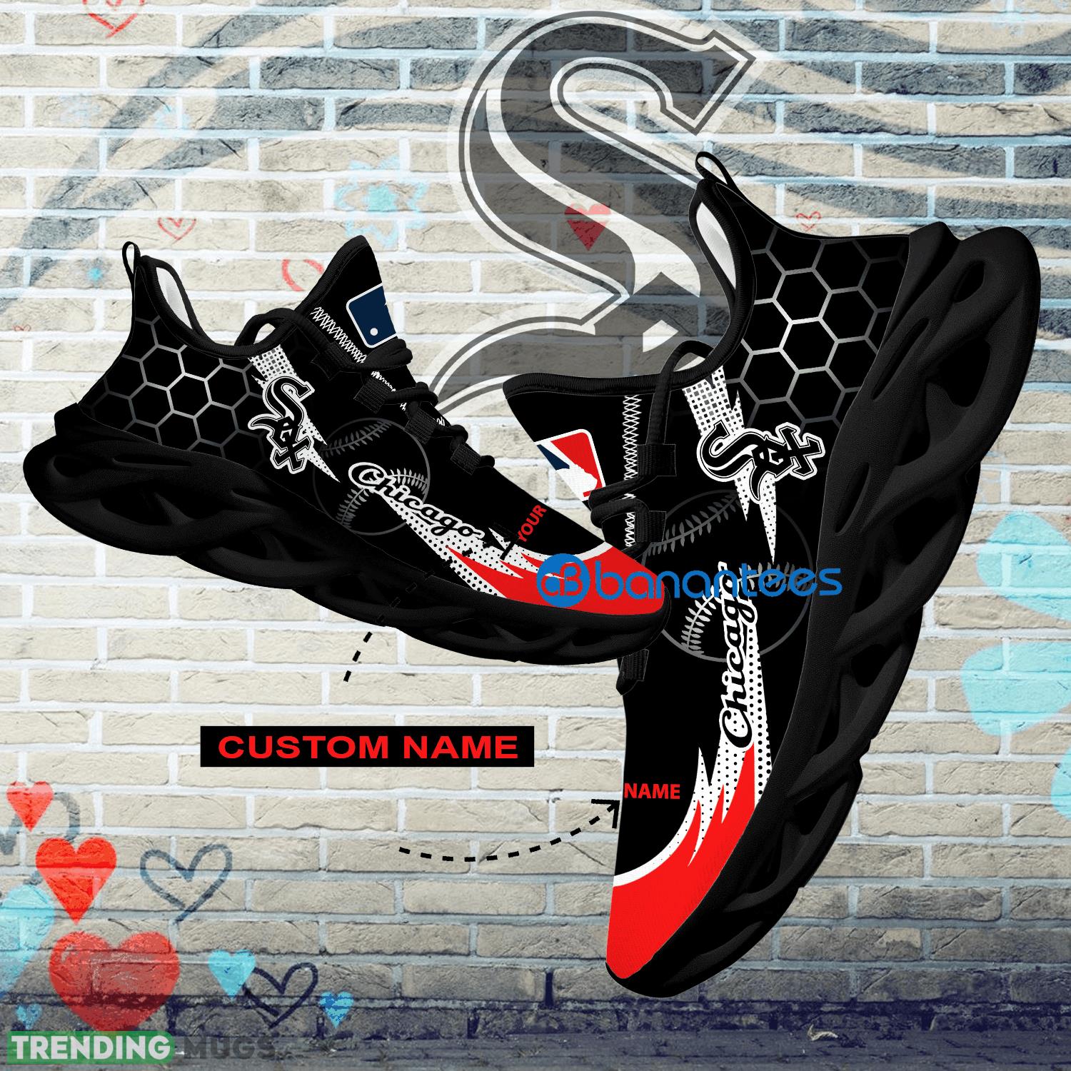 Personalized MLB Chicago White Sox Hexagonal Pattern Max Soul Shoes New Gift Sports Sneakers - Personalized MLB Chicago White Sox Hexagonal Pattern Max Soul Shoes Photo 1 Personalized MLB Chicago White Sox Hexagonal Pattern Max Soul Shoes New Gift Sports Sneakers - Personalized MLB Chicago White Sox Hexagonal Pattern Max Soul Shoes Photo 1