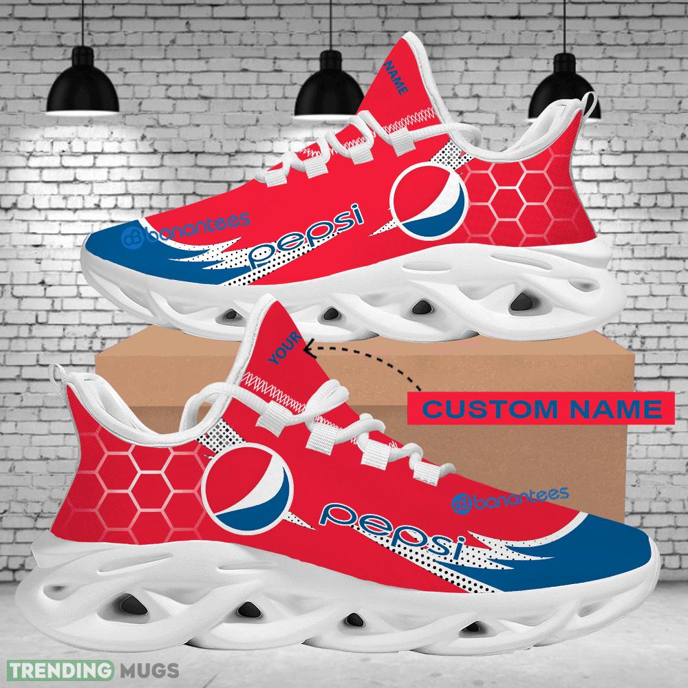 Personalized Pepsi Brand Logo Max Soul Shoes Men Women Gift Chunky Sneaker Athleisure Max Soul Personalized Pepsi Brand Logo Max Soul Shoes Men Women Gift Chunky Sneaker Athleisure Max Soul