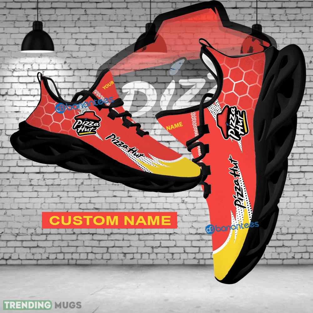 Personalized Pizza Hut Brand Logo Max Soul Shoes Men Women Gift Chunky Sneaker Footwear - pizza hut Logo Chunky Shoes Personalized Photo 1 Personalized Pizza Hut Brand Logo Max Soul Shoes Men Women Gift Chunky Sneaker Footwear - pizza hut Logo Chunky Shoes Personalized Photo 1