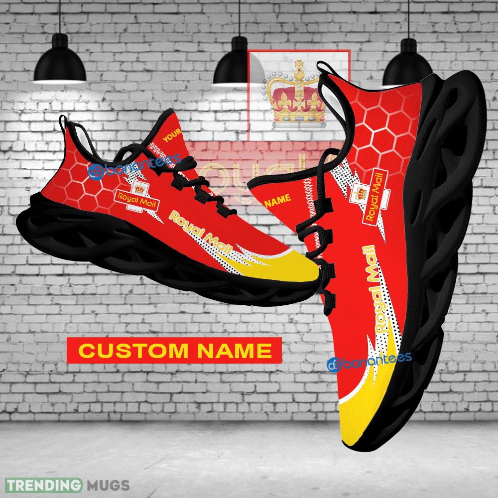 Personalized Royal Mail Brand Logo Max Soul Shoes Men Women Gift Sport Sneaker Mark - royal mail Logo Chunky Shoes Personalized Photo 1 Personalized Royal Mail Brand Logo Max Soul Shoes Men Women Gift Sport Sneaker Mark - royal mail Logo Chunky Shoes Personalized Photo 1