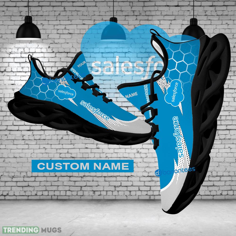 Personalized Salesforce Brand Logo Max Soul Shoes Men Women Gift Running Sneaker Motif - salesforce Logo Chunky Shoes Personalized Photo 1 Personalized Salesforce Brand Logo Max Soul Shoes Men Women Gift Running Sneaker Motif - salesforce Logo Chunky Shoes Personalized Photo 1