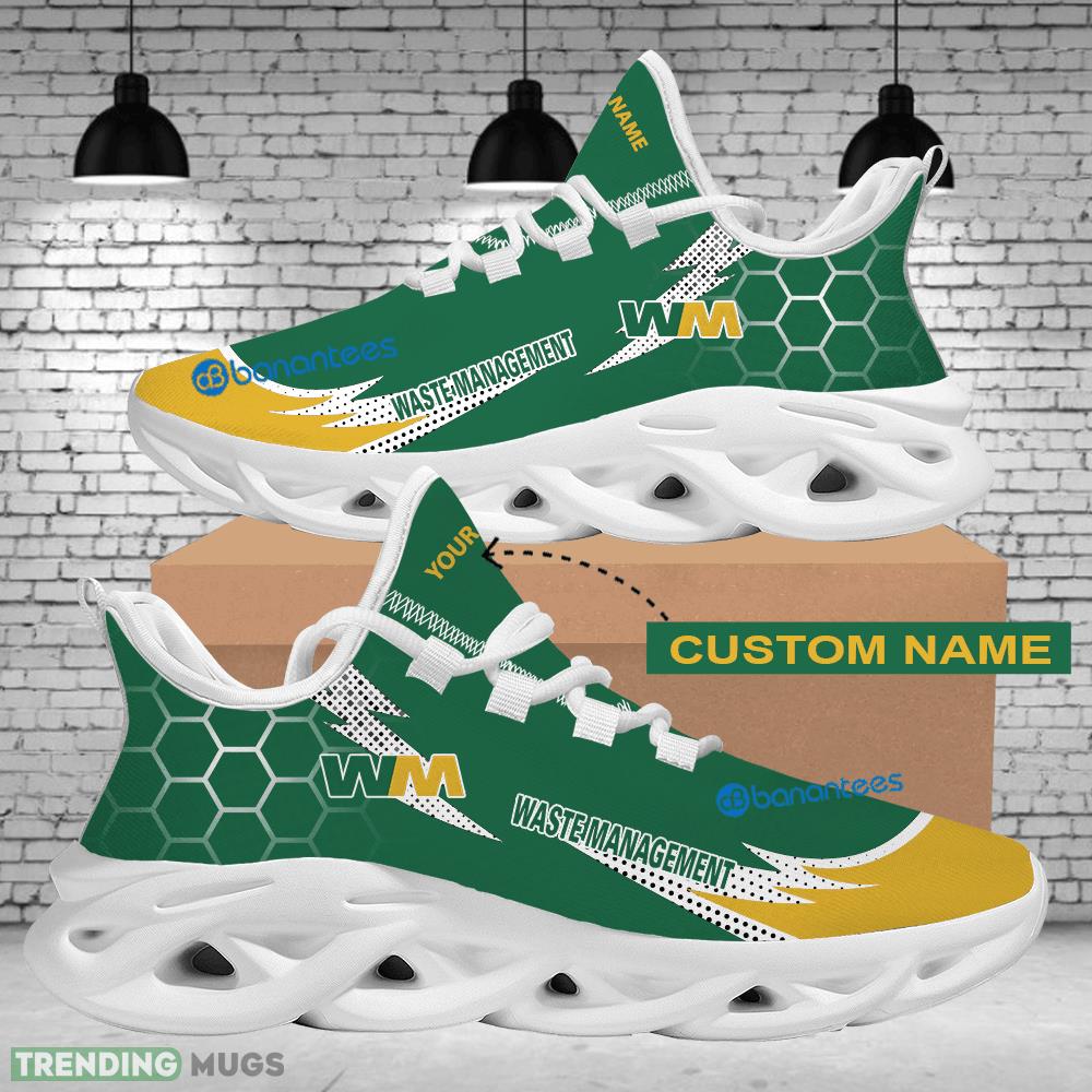 Personalized Waste Management Brand Logo Max Soul Shoes Men Women Gift Running Sneaker Radiate Max Soul Personalized Waste Management Brand Logo Max Soul Shoes Men Women Gift Running Sneaker Radiate Max Soul