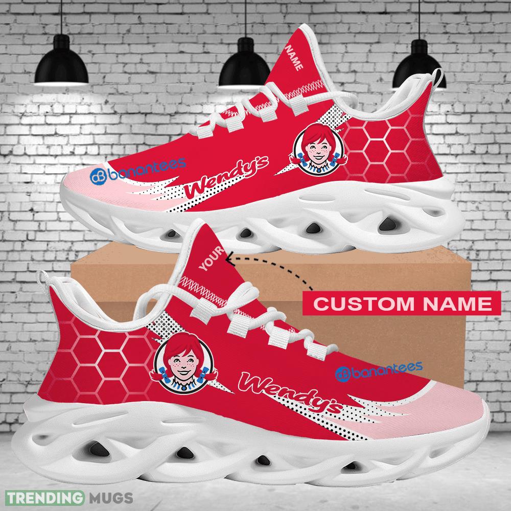 Personalized WENDY'S Brand Logo Max Soul Shoes Men Women Gift Running Sneaker Envision Max Soul Personalized WENDY'S Brand Logo Max Soul Shoes Men Women Gift Running Sneaker Envision Max Soul