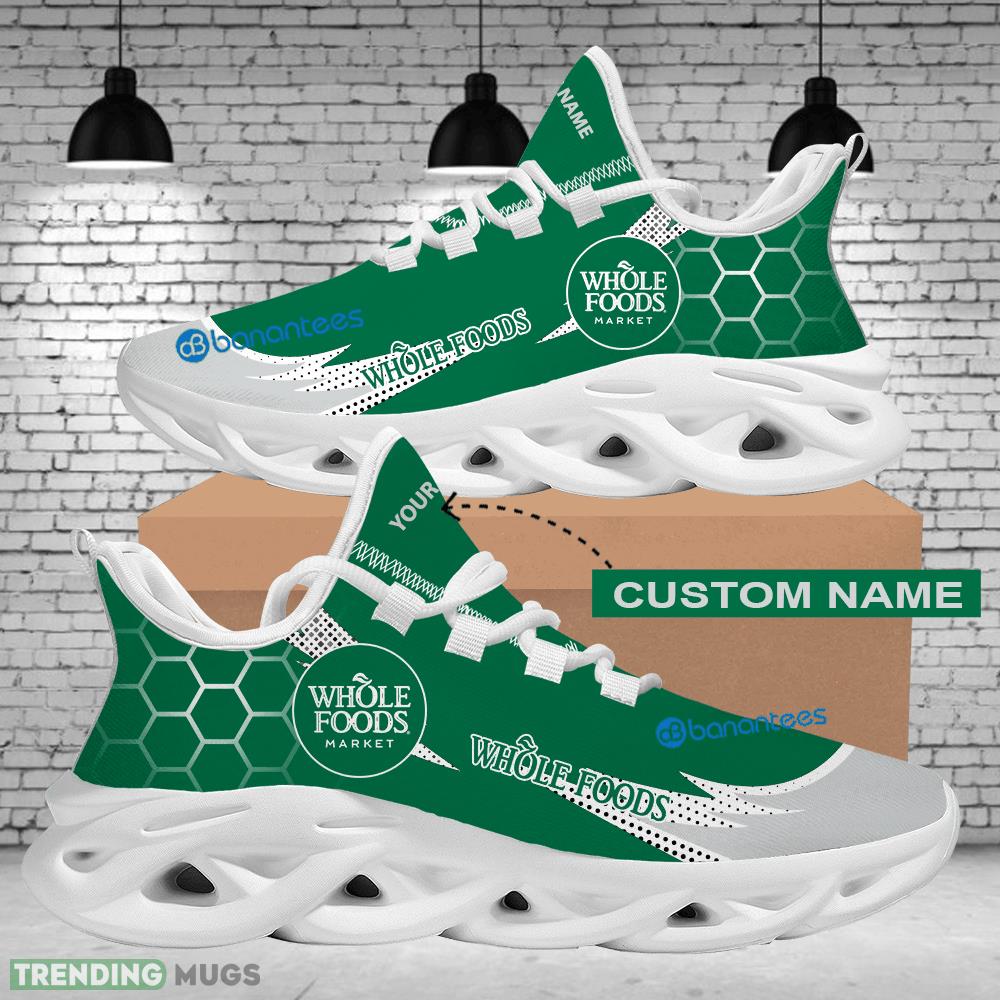 Personalized Whole Foods Market Brand Logo Max Soul Shoes Men Women Gift Running Sneaker Bold Max Soul Personalized Whole Foods Market Brand Logo Max Soul Shoes Men Women Gift Running Sneaker Bold Max Soul