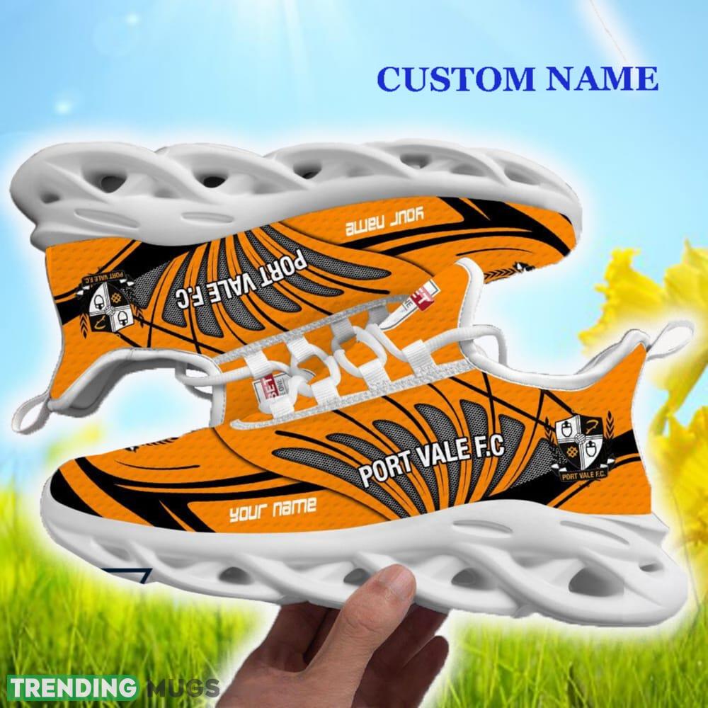 Port Vale Custom Name Max Soul Shoes For Men And Women Gift New Trending Sneakers - Port Vale Custom Name Max Soul Shoes_1