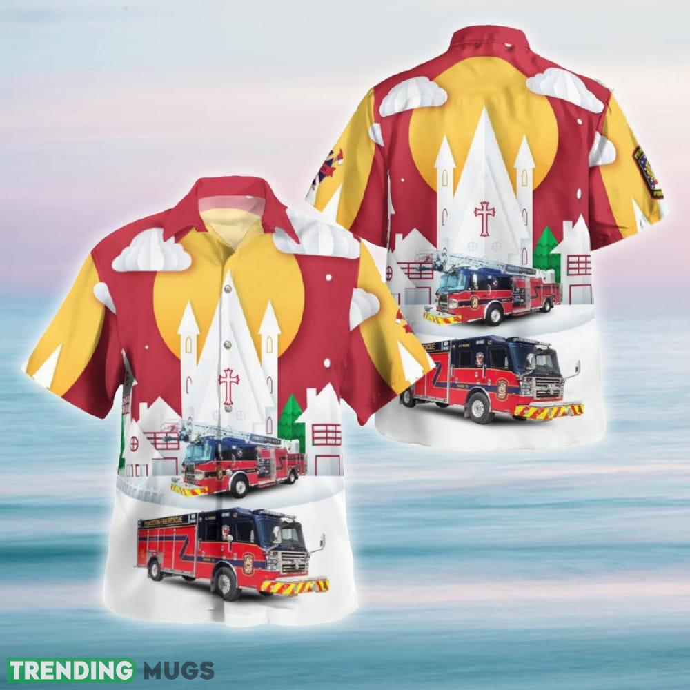 Princeton Texas Princeton Fire Department Christmas Hawaiian Shirt - Princeton Texas Princeton Fire Department Christmas Hawaiian Shirt Princeton Texas Princeton Fire Department Christmas Hawaiian Shirt - Princeton Texas Princeton Fire Department Christmas Hawaiian Shirt