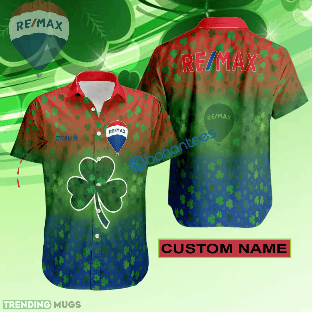 Remax Hawaiian Shirt Logo Brand Design Patrick Day Custom Name - Remax Hawaiian Shirt Logo Brand Design Patrick Day Custom Name Remax Hawaiian Shirt Logo Brand Design Patrick Day Custom Name - Remax Hawaiian Shirt Logo Brand Design Patrick Day Custom Name