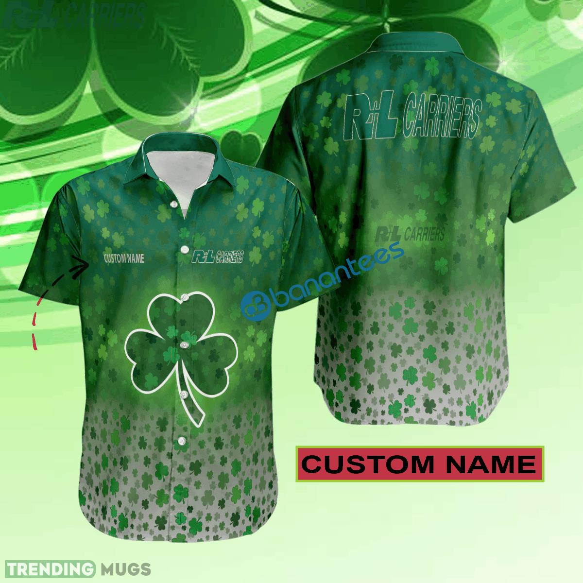 R+L Carriers Hawaiian Shirt Logo Brand Design Patrick Day Custom Name - R+L Carriers Hawaiian Shirt Logo Brand Design Patrick Day Custom Name R+L Carriers Hawaiian Shirt Logo Brand Design Patrick Day Custom Name - R+L Carriers Hawaiian Shirt Logo Brand Design Patrick Day Custom Name