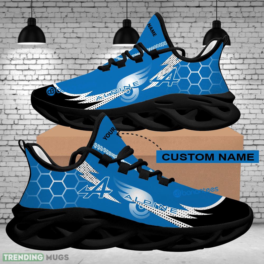 Running Sneaker Fashion Custom Name Car Racing Alpine Logo Hexagonal Max Soul Shoes Max Soul Running Sneaker Fashion Custom Name Car Racing Alpine Logo Hexagonal Max Soul Shoes Max Soul