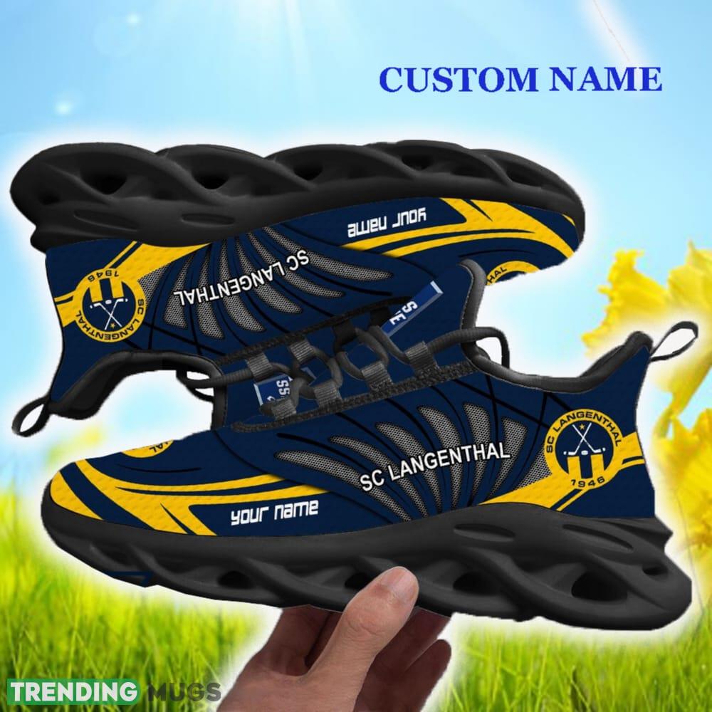 SC Langenthal Custom Name Max Soul Shoes For Men And Women Gift New Trending Sneakers Max Soul SC Langenthal Custom Name Max Soul Shoes For Men And Women Gift New Trending Sneakers Max Soul