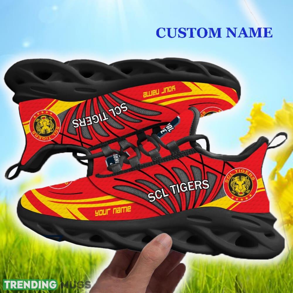 SCL Tigers Custom Name Max Soul Shoes For Men And Women Gift New Trending Sneakers Max Soul SCL Tigers Custom Name Max Soul Shoes For Men And Women Gift New Trending Sneakers Max Soul