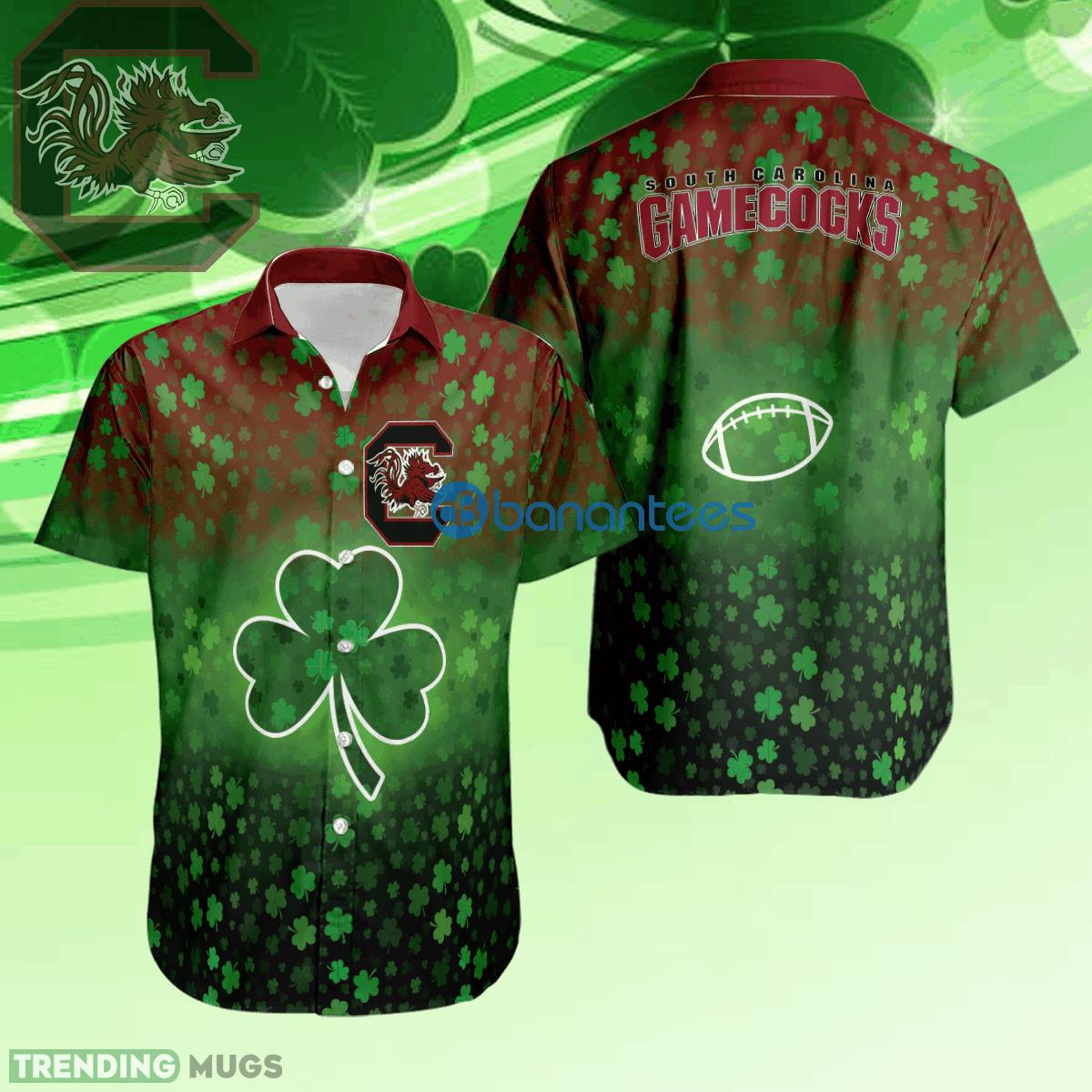 South Carolina Gamecocks Ocean Logo 3D Hawaiian Shirt Men And Women Gift Patrick Day - South Carolina Gamecocks Ocean Logo 3D Hawaiian Shirt Men And Women Gift Patrick Day