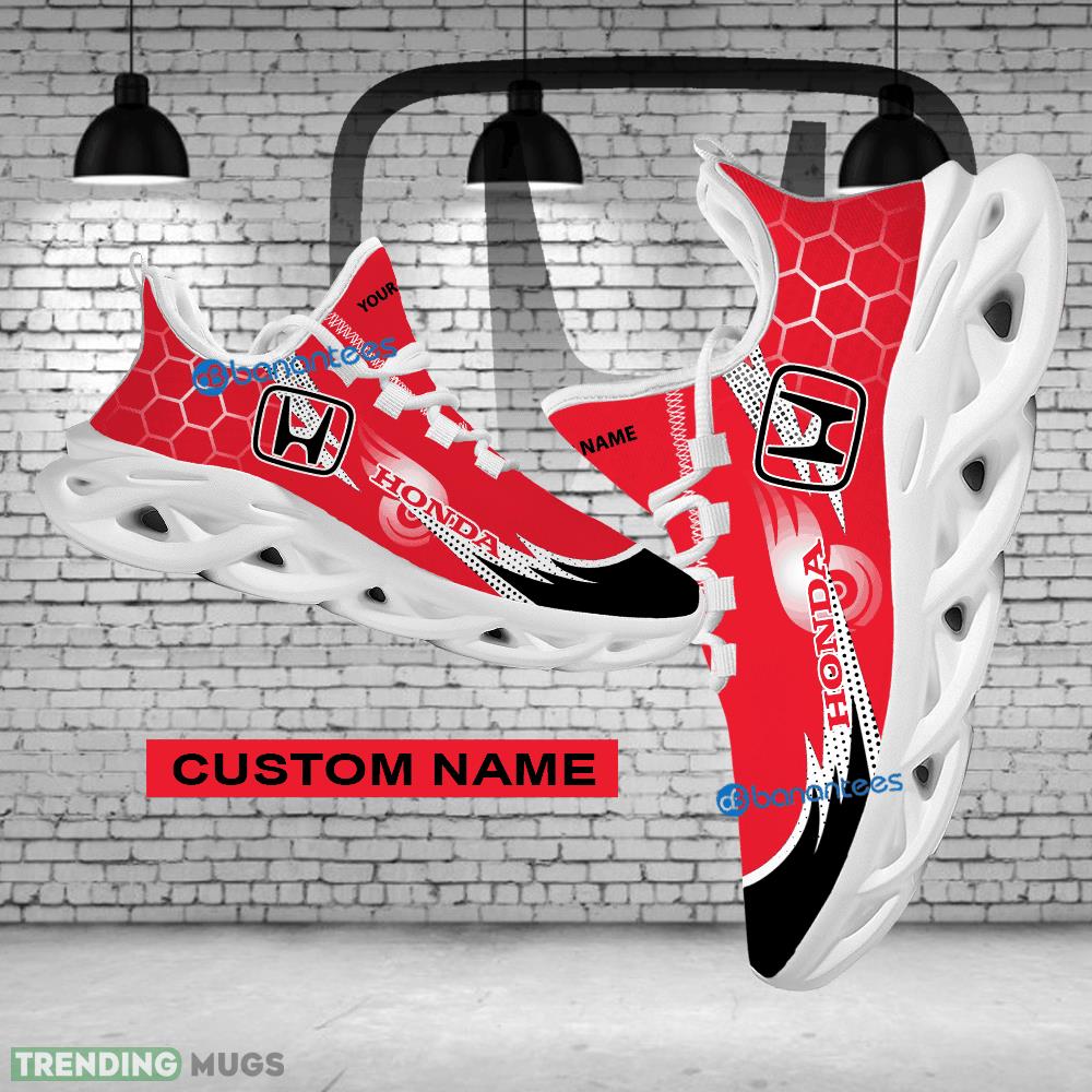 Sport Sneaker Accentuate Custom Name Car Racing Honda Logo Hexagonal Max Soul Shoes - Custom Name Car Racing Honda Logo Hexagonal Pattern Max Soul Shoes Photo 1 Sport Sneaker Accentuate Custom Name Car Racing Honda Logo Hexagonal Max Soul Shoes - Custom Name Car Racing Honda Logo Hexagonal Pattern Max Soul Shoes Photo 1