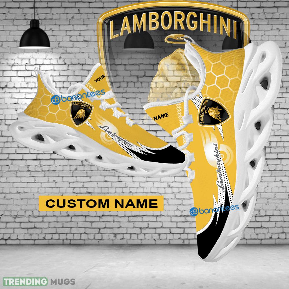 Sport Sneaker Inspiration Custom Name Car Racing Lamborghini Logo Hexagonal Max Soul Shoes - Custom Name Car Racing Lamborghini Logo Hexagonal Pattern Max Soul Shoes Photo 1 Sport Sneaker Inspiration Custom Name Car Racing Lamborghini Logo Hexagonal Max Soul Shoes - Custom Name Car Racing Lamborghini Logo Hexagonal Pattern Max Soul Shoes Photo 1