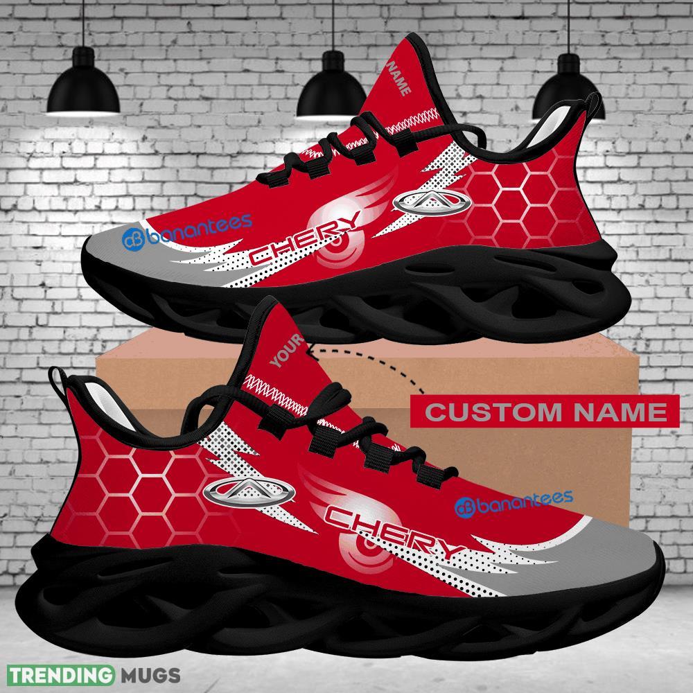 Sport Sneaker Motif Custom Name Car Racing Chery Logo Hexagonal Max Soul Shoes Max Soul Sport Sneaker Motif Custom Name Car Racing Chery Logo Hexagonal Max Soul Shoes Max Soul