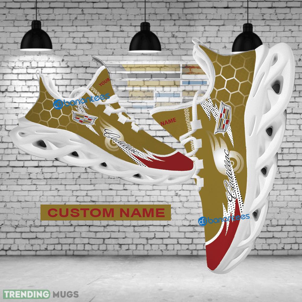 Sport Sneaker Representation Custom Name Car Racing Cadillac Logo Hexagonal Max Soul Shoes - Custom Name Car Racing Cadillac Logo Hexagonal Pattern Max Soul Shoes Photo 1 Sport Sneaker Representation Custom Name Car Racing Cadillac Logo Hexagonal Max Soul Shoes - Custom Name Car Racing Cadillac Logo Hexagonal Pattern Max Soul Shoes Photo 1