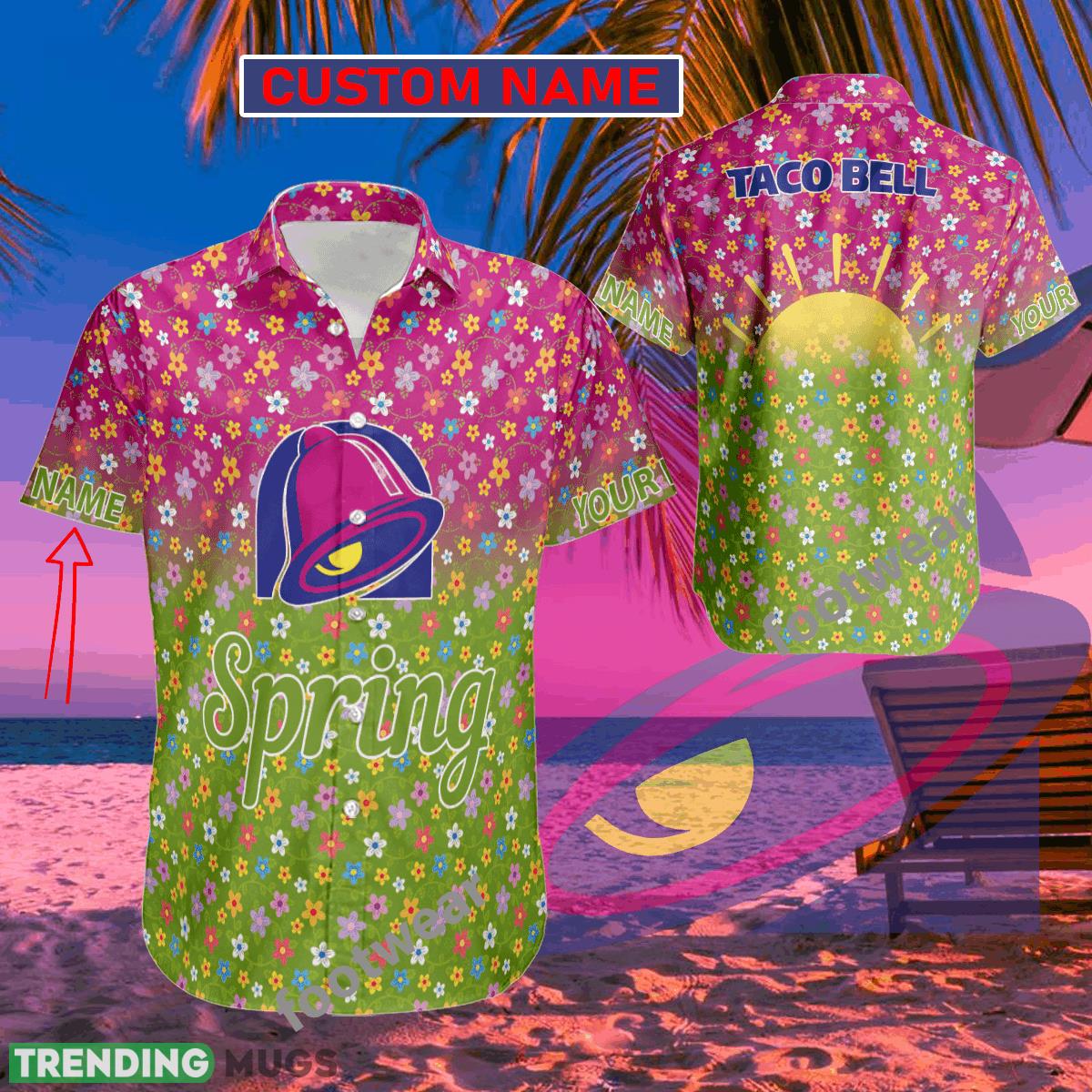 Taco Bell Logo Brand Hawaiian Shirt Spring Trending Summer Custom Name For Fans Gift - Taco Bell Logo Brand Hawaiian Shirt Spring Trending Summer Custom Name For Fans Gift Taco Bell Logo Brand Hawaiian Shirt Spring Trending Summer Custom Name For Fans Gift - Taco Bell Logo Brand Hawaiian Shirt Spring Trending Summer Custom Name For Fans Gift