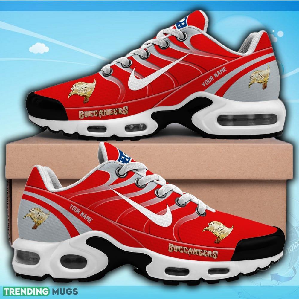 Tampa Bay Buccaneers NFL Teams Custom Name Air Cushion Sports Shoes Gift For Fans Running Shoes Tampa Bay Buccaneers NFL Teams Custom Name Air Cushion Sports Shoes Gift For Fans Running Shoes