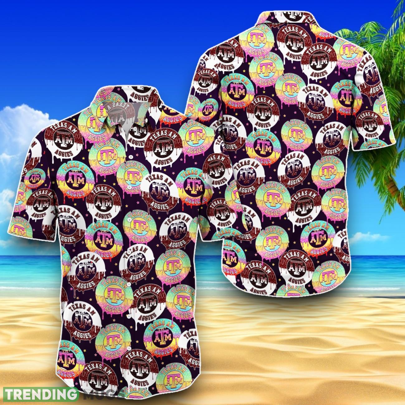 Texas A&M Aggies Hawaiian Shirt Best Design For Sport Fans Product Photo 1 Texas A&M Aggies Hawaiian Shirt Best Design For Sport Fans Product Photo 1