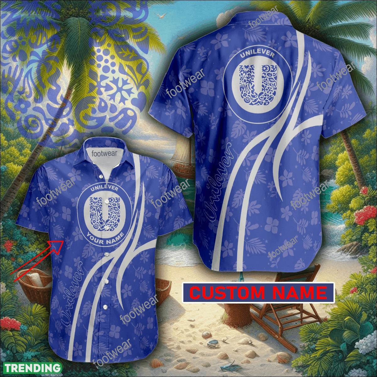Unilever 3D Hawaiian Shirt Logo Brand Custom Name Gift Beach - Unilever 3D Hawaiian Shirt Logo Brand Custom Name Gift Beach Unilever 3D Hawaiian Shirt Logo Brand Custom Name Gift Beach - Unilever 3D Hawaiian Shirt Logo Brand Custom Name Gift Beach
