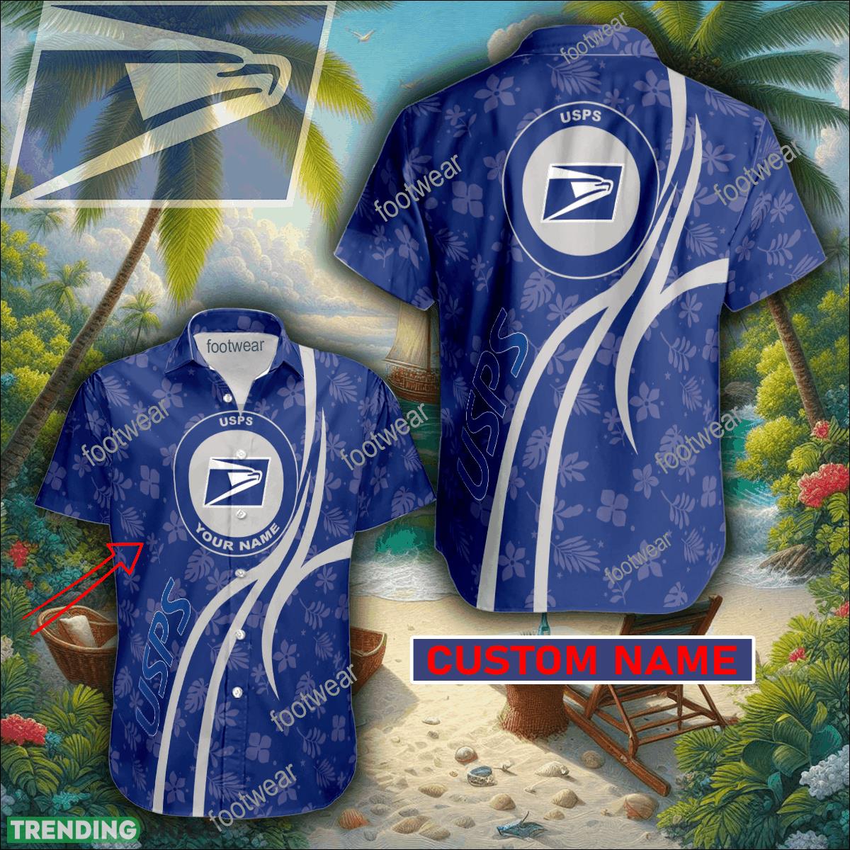 Usps 3D Hawaiian Shirt Logo Brand Custom Name Gift Beach - Usps 3D Hawaiian Shirt Logo Brand Custom Name Gift Beach Usps 3D Hawaiian Shirt Logo Brand Custom Name Gift Beach - Usps 3D Hawaiian Shirt Logo Brand Custom Name Gift Beach