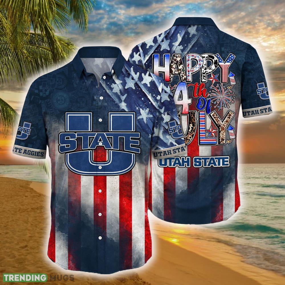 Utah State Aggies NCAA3 Independence Day Holidays Hawaiian Shirt For Men Women Gift - Utah State Aggies NCAA3 Independence Day Holidays Hawaiian Shirt For Men Women Gift Utah State Aggies NCAA3 Independence Day Holidays Hawaiian Shirt For Men Women Gift - Utah State Aggies NCAA3 Independence Day Holidays Hawaiian Shirt For Men Women Gift