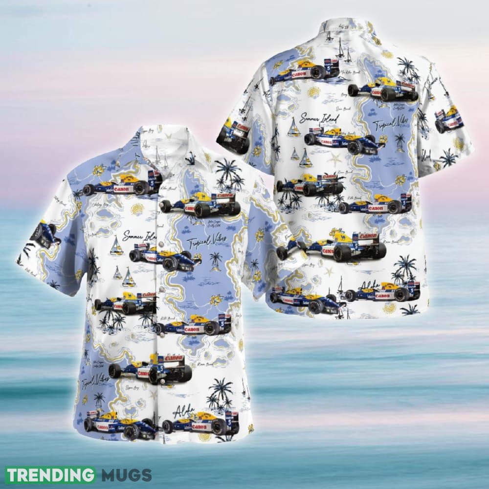 Williams Racing FW14B Formula One Car Hawaiian Shirt - Williams Racing FW14B Formula One Car Hawaiian Shirt Williams Racing FW14B Formula One Car Hawaiian Shirt - Williams Racing FW14B Formula One Car Hawaiian Shirt