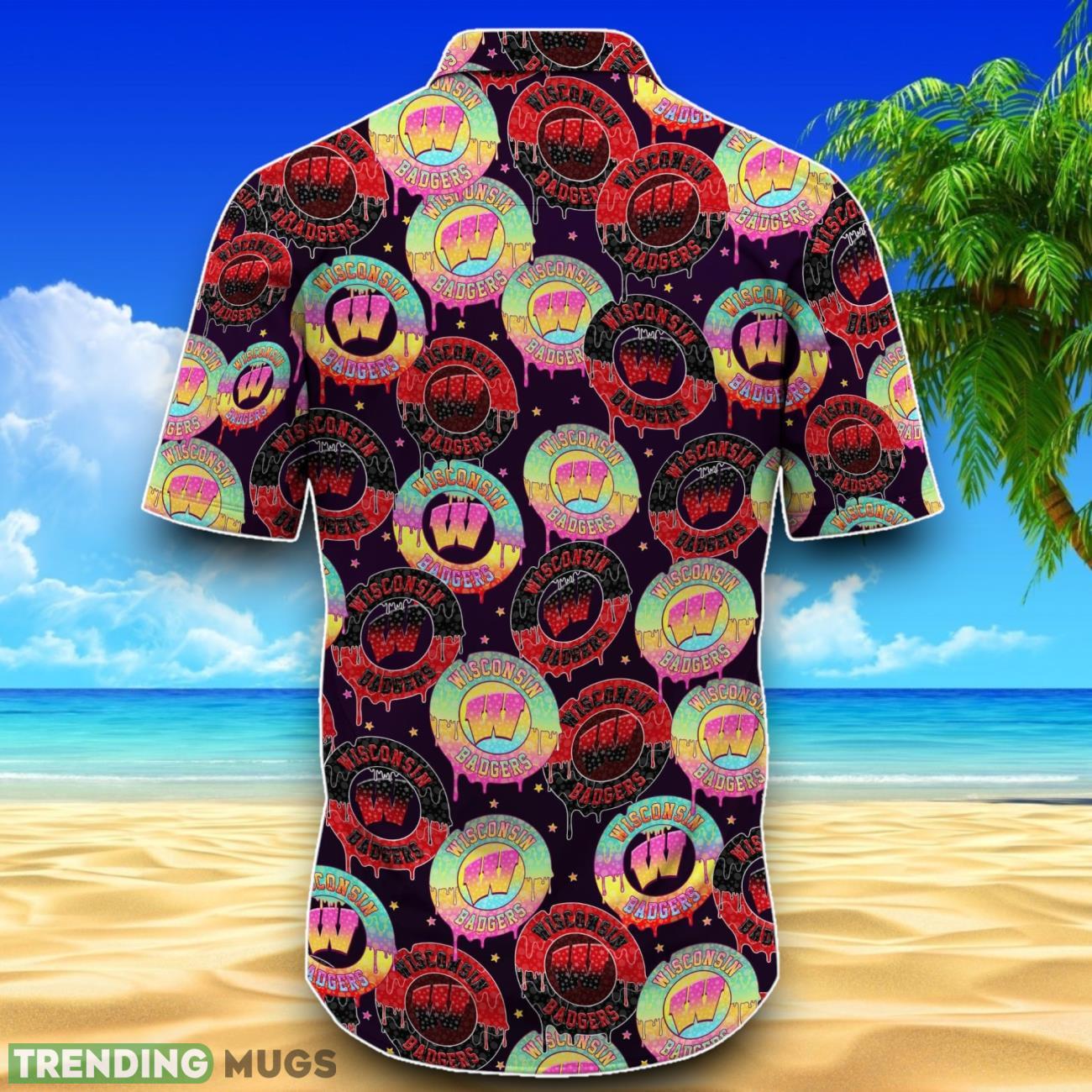 Wisconsin Badgers Hawaiian Shirt Best Design For Sport Fans Hawaiian Shirt Wisconsin Badgers Hawaiian Shirt Best Design For Sport Fans Hawaiian Shirt