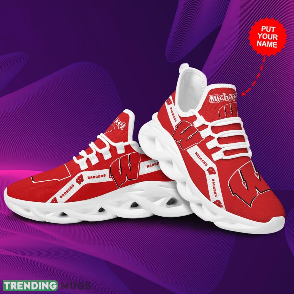 Wisconsin Badgers Island Custom Name Max Soul Sneakers Luxury NCAA1 Shoes For Men Women Gift Chunky For Fans Max Soul Wisconsin Badgers Island Custom Name Max Soul Sneakers Luxury NCAA1 Shoes For Men Women Gift Chunky For Fans Max Soul