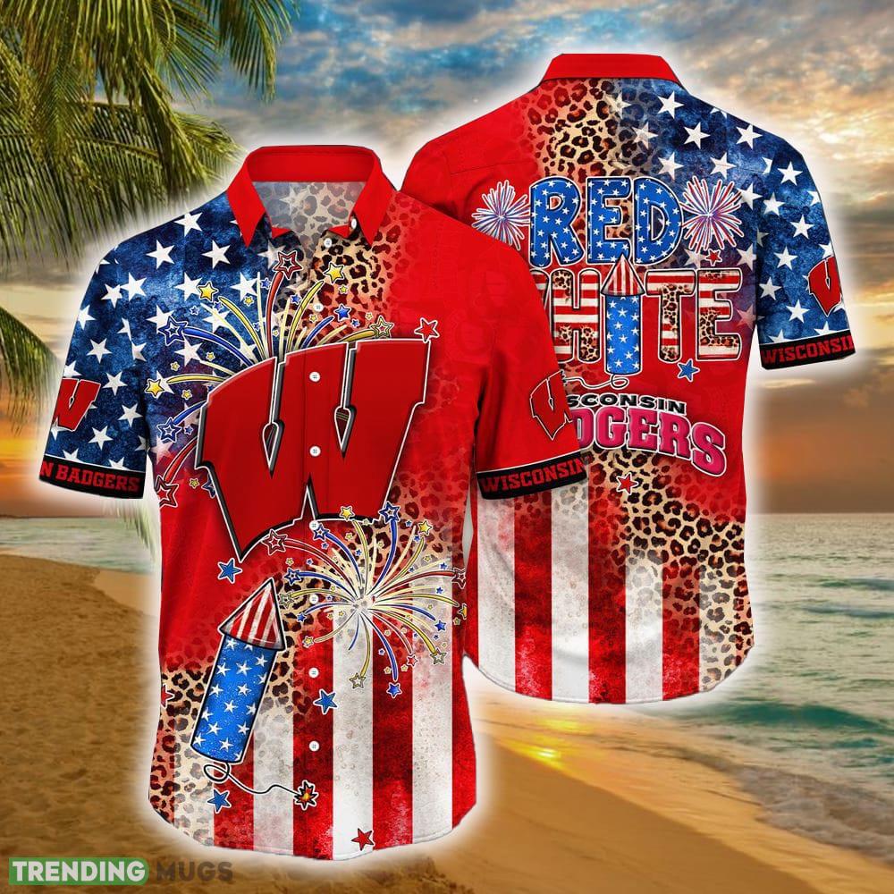 Wisconsin Badgers NCAA1 Hawaiian Shirt Independence Day Holidays For Men Women Gift - Wisconsin Badgers NCAA1 Hawaiian Shirt Independence Day Holidays For Men Women Gift Wisconsin Badgers NCAA1 Hawaiian Shirt Independence Day Holidays For Men Women Gift - Wisconsin Badgers NCAA1 Hawaiian Shirt Independence Day Holidays For Men Women Gift