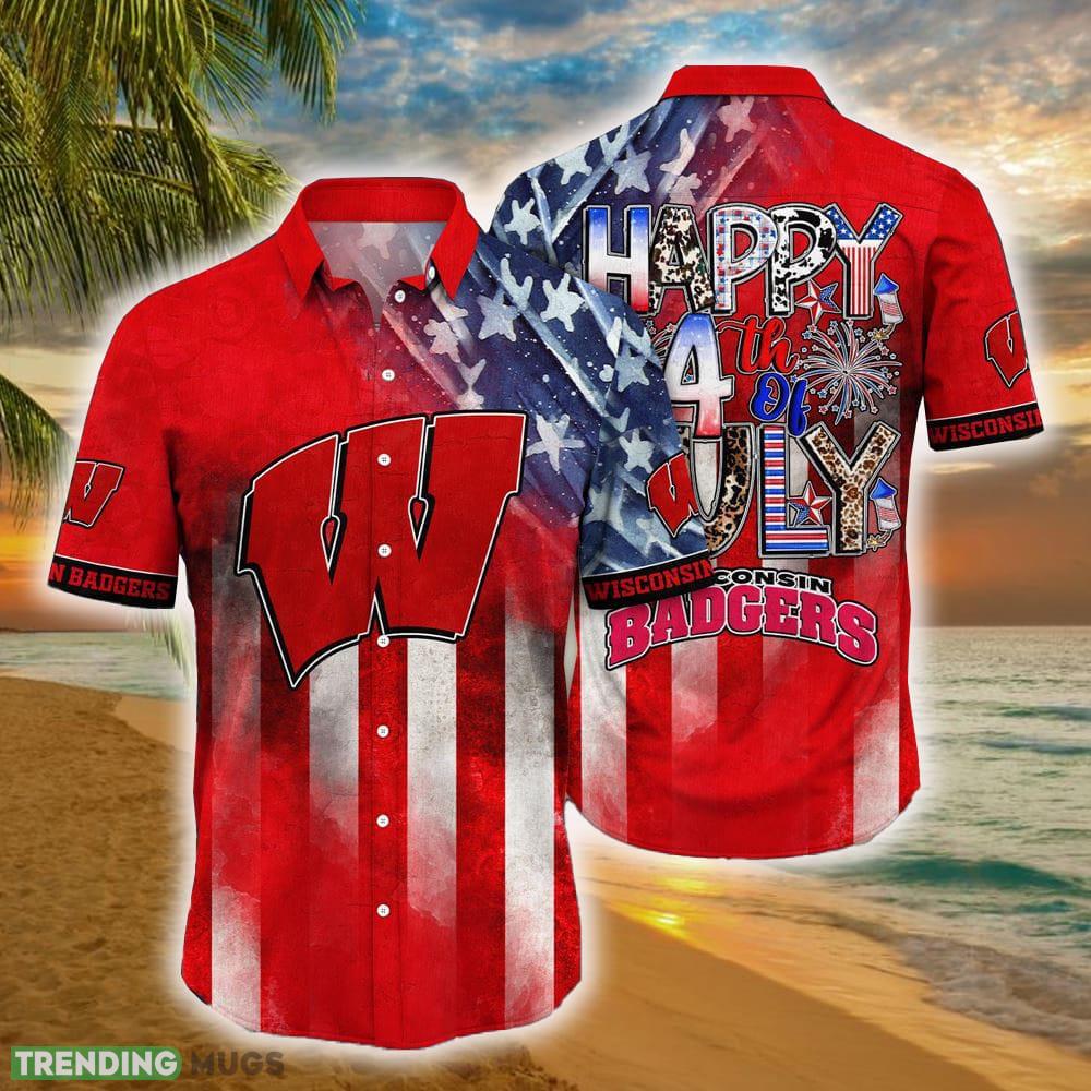 Wisconsin Badgers NCAA1 Independence Day Holidays Hawaiian Shirt For Men Women Gift - Wisconsin Badgers NCAA1 Independence Day Holidays Hawaiian Shirt For Men Women Gift Wisconsin Badgers NCAA1 Independence Day Holidays Hawaiian Shirt For Men Women Gift - Wisconsin Badgers NCAA1 Independence Day Holidays Hawaiian Shirt For Men Women Gift