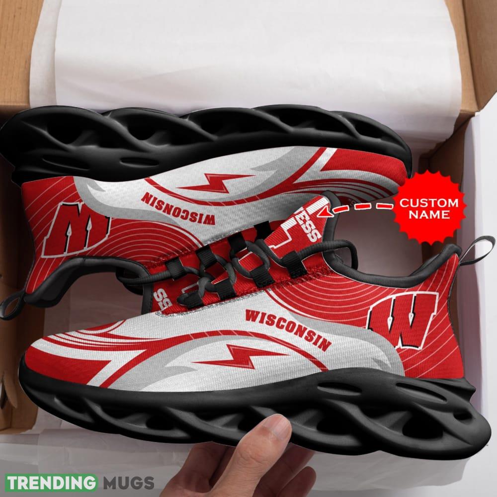 Wisconsin Badgers Vacation Custom Name Max Soul Sneakers Luxury NCAA1 Shoes For Men Women Gift Chunky For Fans - Wisconsin Badgers Shoes Max Soul Luxury NCAA1_1 Wisconsin Badgers Vacation Custom Name Max Soul Sneakers Luxury NCAA1 Shoes For Men Women Gift Chunky For Fans - Wisconsin Badgers Shoes Max Soul Luxury NCAA1_1