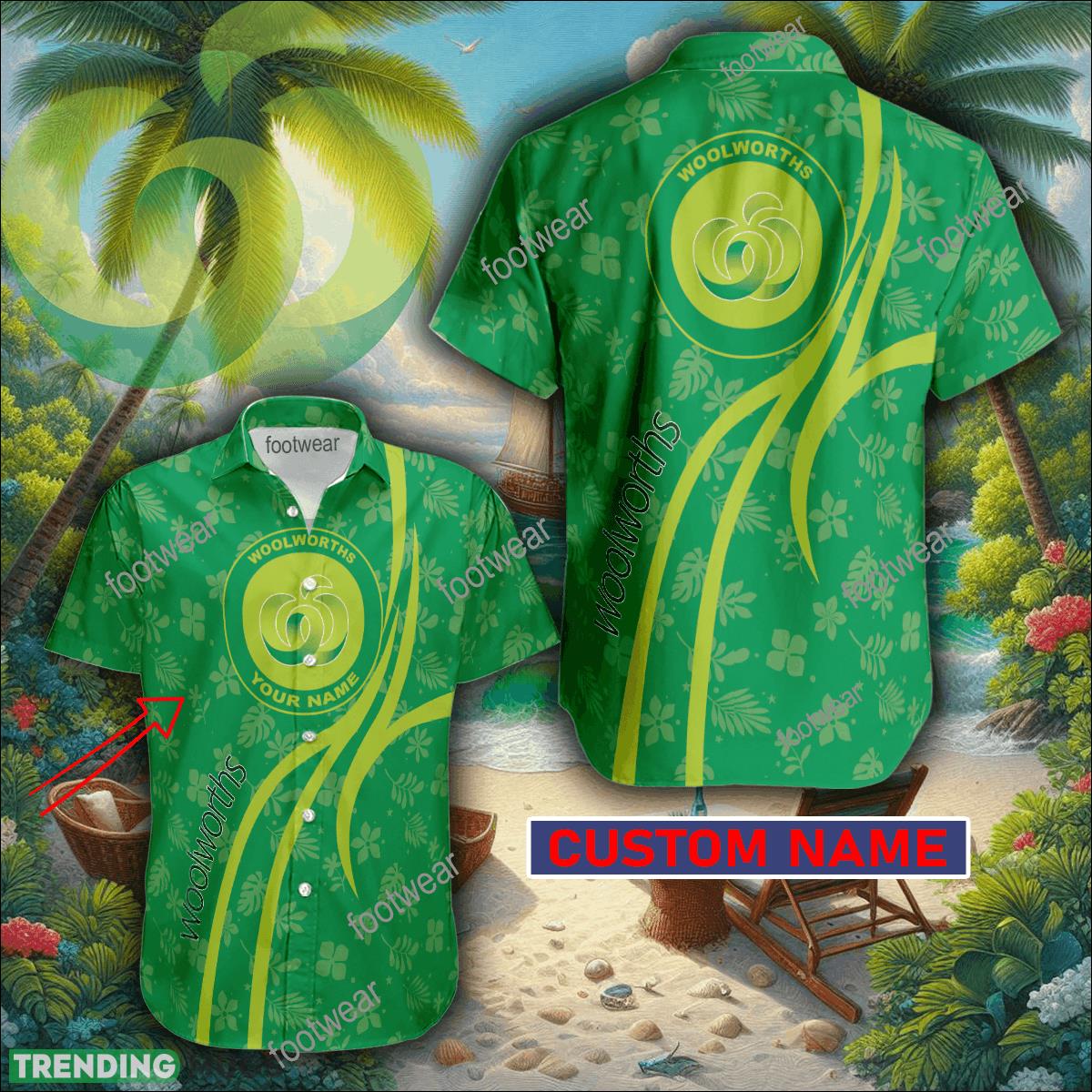 WOOLWORTHS 3D Hawaiian Shirt Logo Brand Custom Name Gift Beach - WOOLWORTHS 3D Hawaiian Shirt Logo Brand Custom Name Gift Beach WOOLWORTHS 3D Hawaiian Shirt Logo Brand Custom Name Gift Beach - WOOLWORTHS 3D Hawaiian Shirt Logo Brand Custom Name Gift Beach
