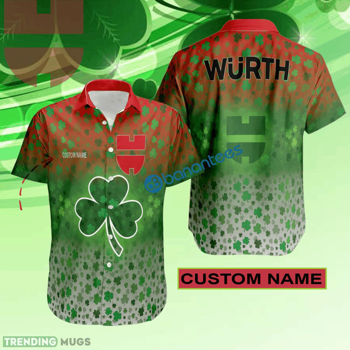 WÜRTH Hawaiian Shirt Logo Brand Design Patrick Day Custom Name - WÜRTH Hawaiian Shirt Logo Brand Design Patrick Day Custom Name WÜRTH Hawaiian Shirt Logo Brand Design Patrick Day Custom Name - WÜRTH Hawaiian Shirt Logo Brand Design Patrick Day Custom Name