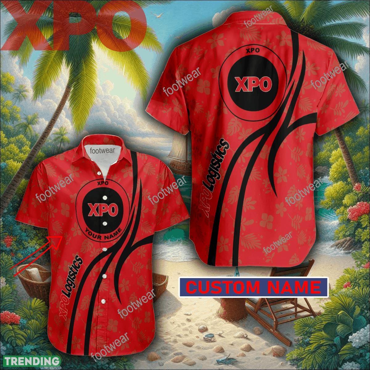 Xpo 3D Hawaiian Shirt Logo Brand Custom Name Gift Beach - Xpo 3D Hawaiian Shirt Logo Brand Custom Name Gift Beach Xpo 3D Hawaiian Shirt Logo Brand Custom Name Gift Beach - Xpo 3D Hawaiian Shirt Logo Brand Custom Name Gift Beach