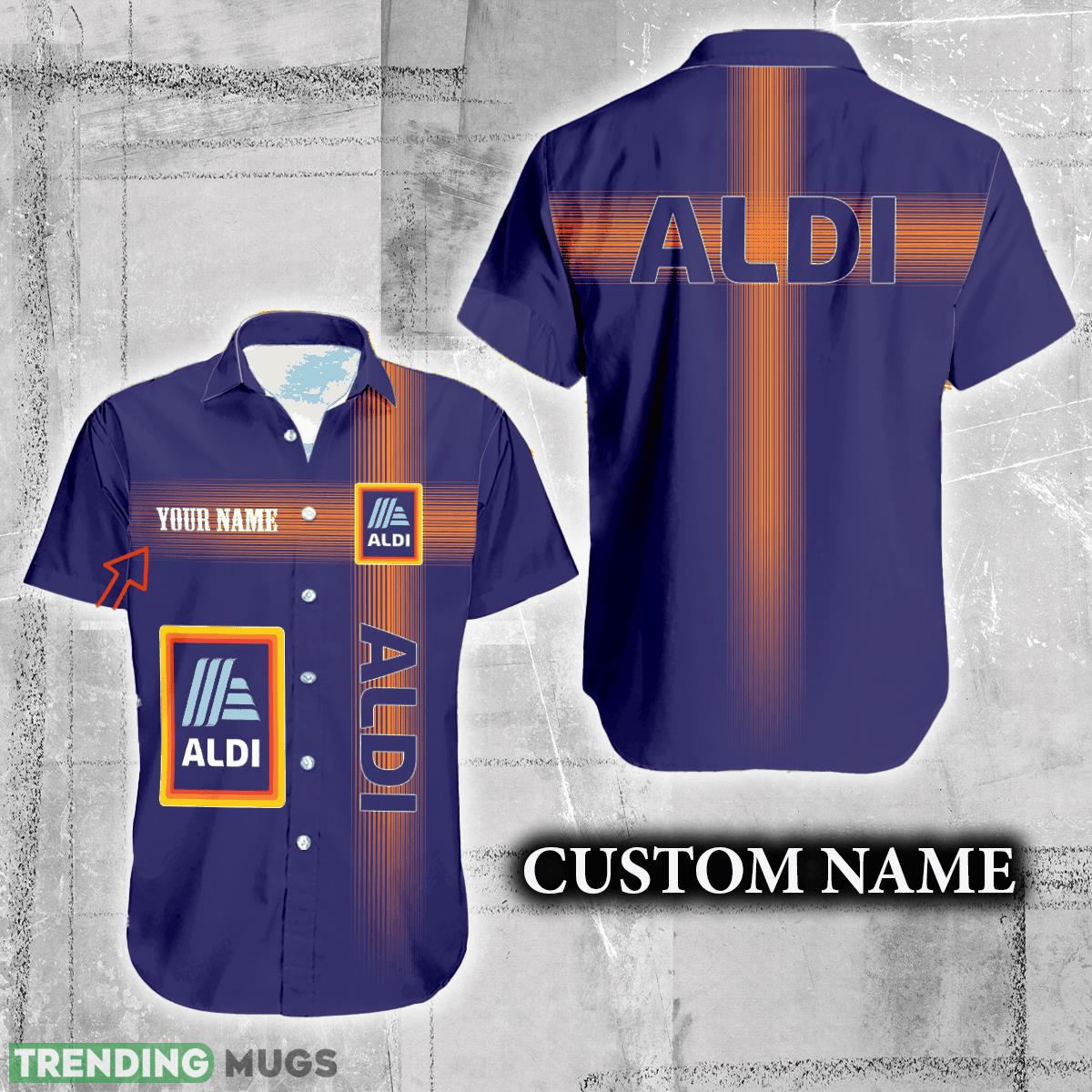 Aldi Logo Brand Hawaiian Shirt Custom Name Trending Summer - Aldi Logo Brand Hawaiian Shirt Custom Name Trending Summer Aldi Logo Brand Hawaiian Shirt Custom Name Trending Summer - Aldi Logo Brand Hawaiian Shirt Custom Name Trending Summer