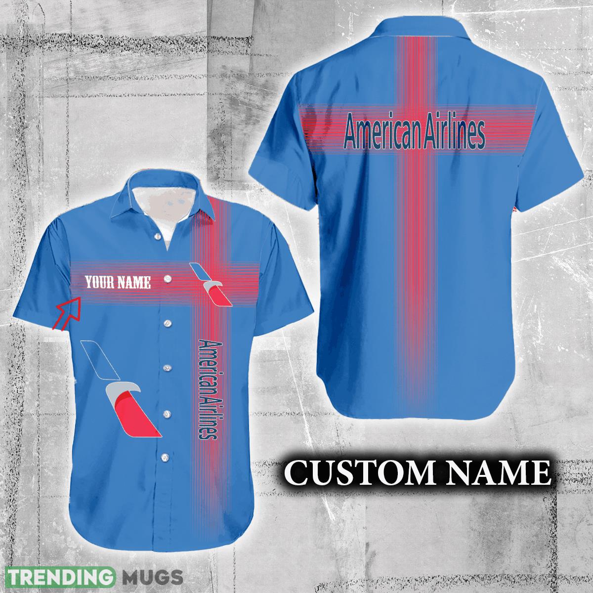 American Airline Logo Brand Hawaiian Shirt Custom Name Trending Summer - American Airline Logo Brand Hawaiian Shirt Custom Name Trending Summer American Airline Logo Brand Hawaiian Shirt Custom Name Trending Summer - American Airline Logo Brand Hawaiian Shirt Custom Name Trending Summer