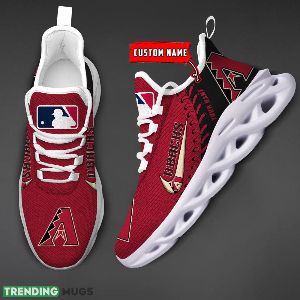 Arizona Diamondbacks MLB Max Soul Shoes Custom Name Gift Running Sport Shoes For Fans Max Soul Arizona Diamondbacks MLB Max Soul Shoes Custom Name Gift Running Sport Shoes For Fans Max Soul