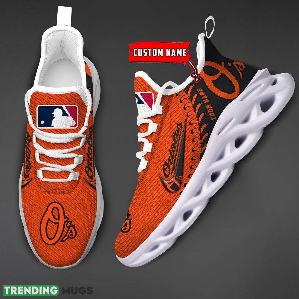 Baltimore Orioles MLB Max Soul Shoes Custom Name Gift Running Sport Shoes For Fans Max Soul Baltimore Orioles MLB Max Soul Shoes Custom Name Gift Running Sport Shoes For Fans Max Soul