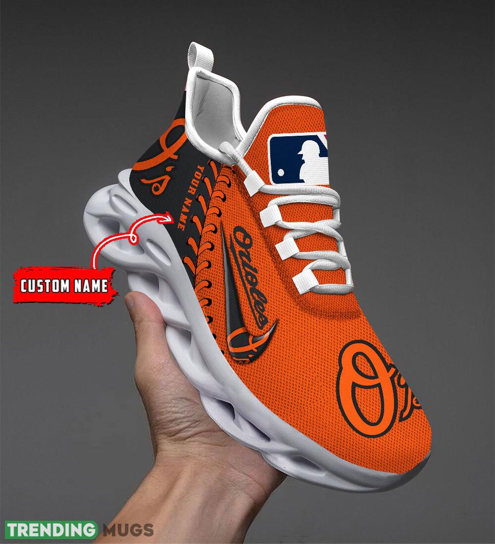 Baltimore Orioles MLB Max Soul Shoes Custom Name Gift Running Sport Shoes For Fans - Baltimore Orioles MLB Max Soul Shoes Custom Name_1 Baltimore Orioles MLB Max Soul Shoes Custom Name Gift Running Sport Shoes For Fans - Baltimore Orioles MLB Max Soul Shoes Custom Name_1