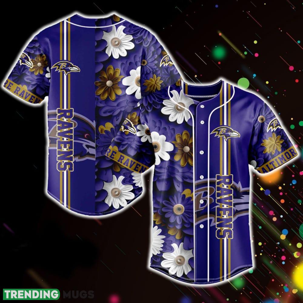 Baltimore Ravens NFL Baseball Jersey Shirt Flowers Pattern Gift For Men Women Fans - Baltimore Ravens NFL Baseball Jersey Shirt Flowers Pattern Gift For Men Women Fans Baltimore Ravens NFL Baseball Jersey Shirt Flowers Pattern Gift For Men Women Fans - Baltimore Ravens NFL Baseball Jersey Shirt Flowers Pattern Gift For Men Women Fans