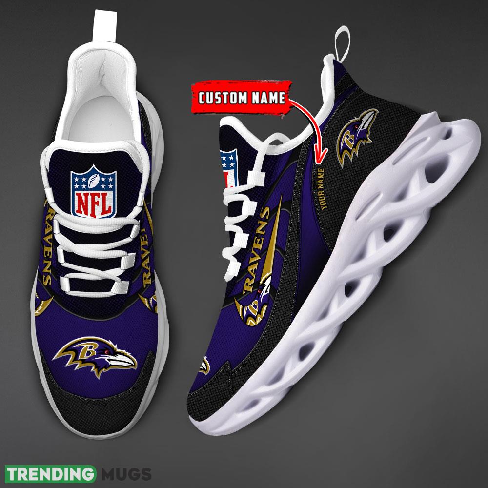 Baltimore Ravens NFL Swoosh 2024 Personalized Max Soul Shoes For Men Women Running Sneaker - Baltimore Ravens NFL Swoosh 2024 Personalized Max Soul Shoes_1 Baltimore Ravens NFL Swoosh 2024 Personalized Max Soul Shoes For Men Women Running Sneaker - Baltimore Ravens NFL Swoosh 2024 Personalized Max Soul Shoes_1