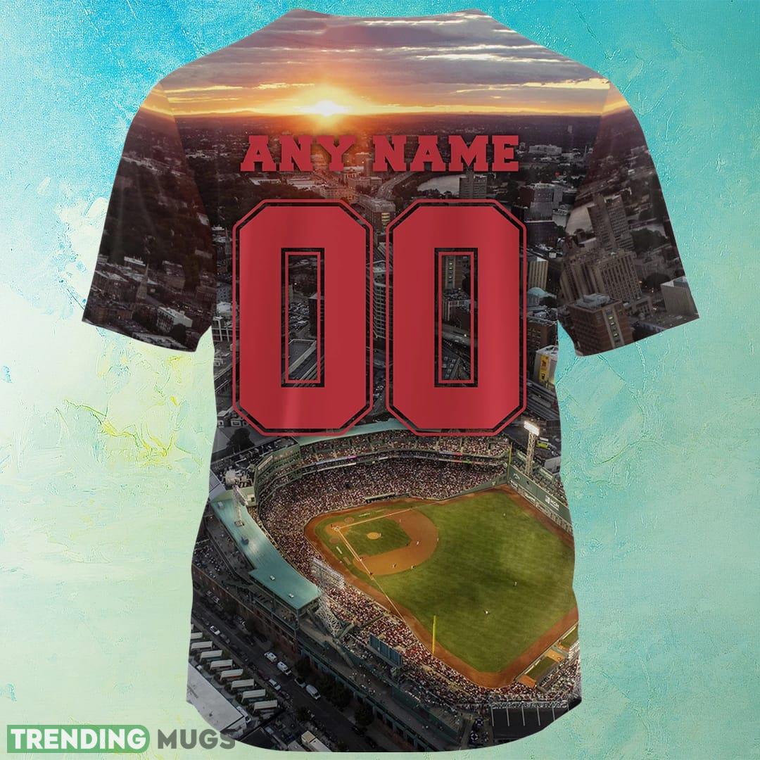 Boston Red Sox Baseball Jersey Shirt MLB Collection Custom Number And Name Football Jersey Boston Red Sox Baseball Jersey Shirt MLB Collection Custom Number And Name Football Jersey